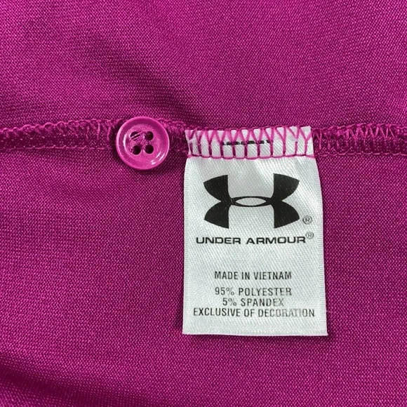 Under Armour Loose fuchsia Sleeveless Polo, Small - Picture 12 of 14